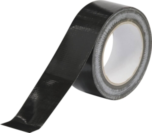 Ruban adhésif/toile américaine noire 0,30x48mm 25m Ruban adhésif/toile américaine noire 0,30x48mm 25m