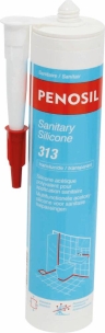 Mastic silicone translucide spécial sanitaire - cartouche de 300ml