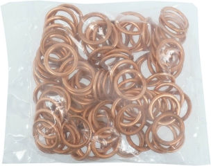 Joint de bouchon de vidange métalloplastique 12x18x2mm - lot de 100 pcs