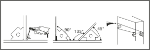 Equerre magnétique 135x24mm