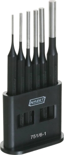 Chasse-goupilles 2, 3, 4, 5, 6, 8mm de 150mm - présentoir de 6 pcs