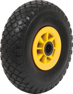 Roue increvable 260x85mm alésage 25mm moyeu 75mm 136kg