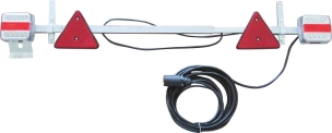 Rampe d'éclairage arrière télescopique LED 12V 1,1 à 1,6m