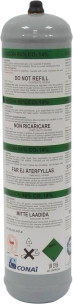 Bouteille gaz argon/CO2 jetable pour soudure acier/inox 1L