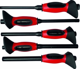 Chasse-goupilles 10-12-14-16-18mm avec manche bi-matière - coffret carton de 5pcs