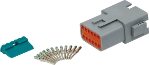 Connecteur étanche série DT mâle 12 voies en kit - lot de 10 pcs