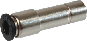 Raccord instantané métallique droit réduction 6-10mm - lot de 10 pcs