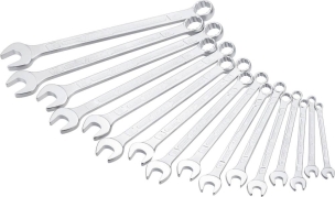 Clés mixtes de 7 à 24mm - lot de 16 pcs