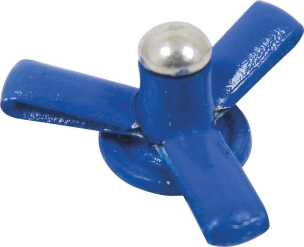 Rivet pétale spécial plaque d'immatriculation bleu 4x18mm - 25 pcs