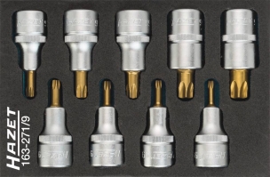 Module mousse plein 9 douilles mâles Torx®