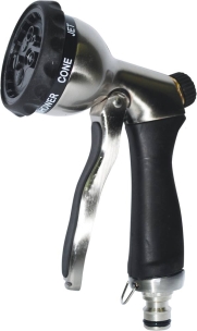 Pistolet d'arrosage avec pomme 7 jets Pistolet d'arrosage avec pomme 7 jets