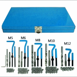 Réparation de filetage M5 à M12 - coffret de 131 pcs