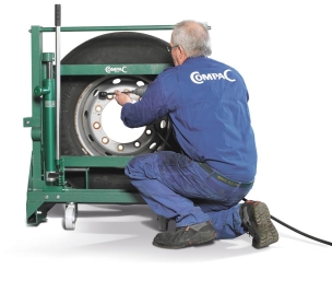 Chariot hydraulique mobile pour roues PL max 800kg