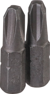 Embout hexagonal 1/4"x25mm avec empreinte Phillips® PH3 - lot de 2pcs Embout hexagonal 1/4"x25mm avec empreinte Phillips® PH3 - lot de 2pcs