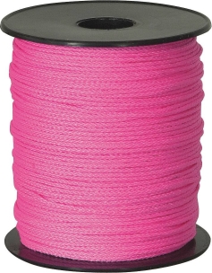 Cordeau tresse polypropylène 2mm 200m fluo rose - bobine