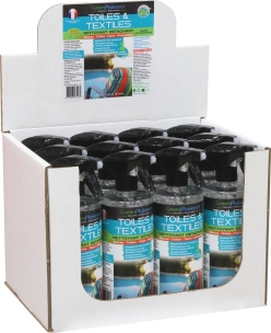 Détachant toile/tissu/textile - lot de 12 flacons spray de 750ml