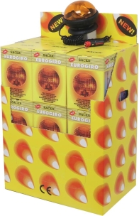 Gyrophare halogène 23W 12/24V magnétique - box de 18 pcs