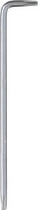 Clé mâle coudée Torx® extra longue T10 - carte