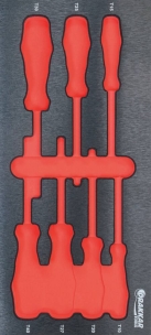 Module mousse vide - finition métal pour tournevis Torx®