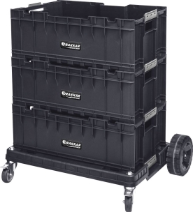 Plateforme sur roues COBOX 3 Bacs de rangement 745x510x771mm
