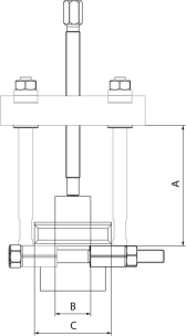 Extracteur 2 griffes avec décolleur guillotine 2T
