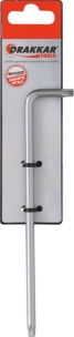 Clé mâle coudée Torx® extra longue T30 - carte