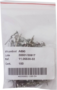 Fiche mâle 0,3 à 0,5mm² pour connecteur étanche - lot de 100 pcs