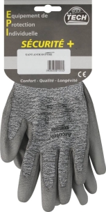 Gants anti coupure enduit PU T10 - carte