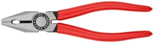 Pince universelle 200mm avec tranchant - Gainage PVC - Tête polie - Marquage EAN