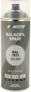 Peinture acrylique RAL 7011 gris fer - lot de 6 aérosols de 400ml