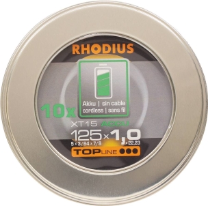 Disque à tronçonner acier/inox 125x1x22mm pour meuleuse sur batterie - lot de 10 pcs