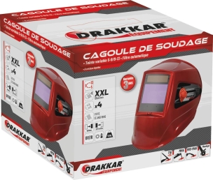 Cagoule de soudage automatique teinte 5/9-9/13 vision 100x67mm