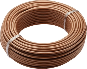 Câble rigide H07V-U 1,5mm² 25m marron