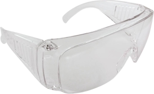 Surlunettes de protection incolores - lot de 12 pcs