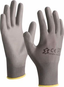 Gants de dextérité enduit PU T7 - lot de 12 pcs