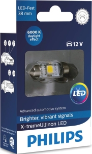 Lampe navette LED 12V 1W SV8,5 10,5x38mm