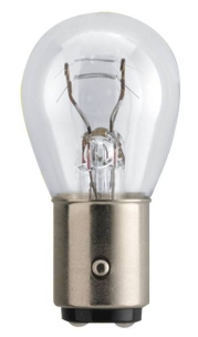 Ampoule poirette 12V 21W S25 - blister de 2 pcs