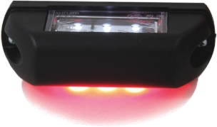 Feu de gabarit LED 12/24V rouge/blanc à fixer - blister