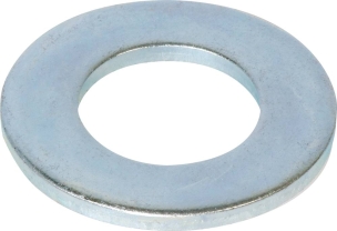 Rondelle plate moyenne M zinguée 20mm NFE 25513 - boîte de 50 pcs