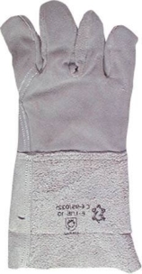 Gants de soudeur cuir manchette 150mm T10 - carte