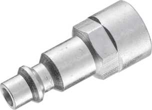 Raccord rapide mâle passage d'air 6mm filetage femelle 1/4" - lot de 10 pcs