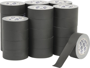 Ruban adhésif/toile américaine noir mat gaffer 0,31x48mm 25m - lot de 30 pcs