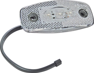 Feu de position LED 12/24V blanc