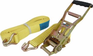 Sangle d'arrimage à cliquet séparé inversé 50mm 7,5T 12m doigts soudés