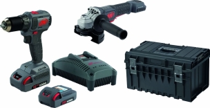 Pack 20V perceuse visseuse D3141 50Nm - meuleuse G5351 Ø 125mm-2 batteries 2,5Ah Li-ion