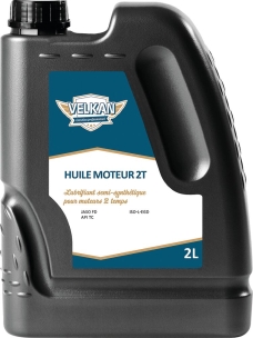 Huile pour moteur 2 temps - lot 8 bidons de 2L