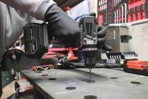 Perceuse visseuse à percussion brushless 20V 60Nm 2 batteries 4Ah Li-ion - mallette