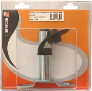 Connexion sur tige sur bride à plat - blister