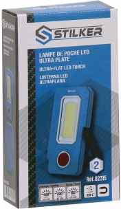 Lampe de poche LED ultra plate 400 lumens rechargeable