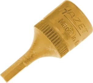 Douille tournevis 1/4" avec embout 28mm hexagonal 3mm